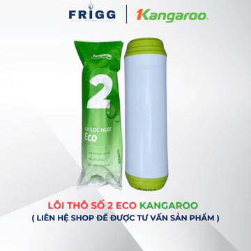 Lõi lọc thô số 2 ACTIVE CARBON Kangaroo dùng cho máy lọc nước gia đình, Lõi số 2 Than hoạt tính - Hàng chính hãng