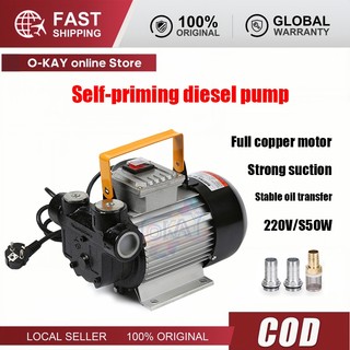 Máy Bơm Dầu Diesel 220V 550W, Lưu Lượng 60L/Phút - Dùng Cho Bơm Nhiên Liệu