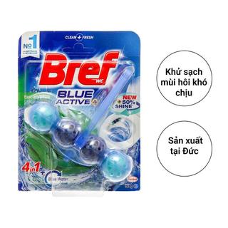 Vỉ 4 viên treo khử mùi bồn cầu Bref Power Active, Thơm mát diệt khuẩn - CÔ THỦ MARKET