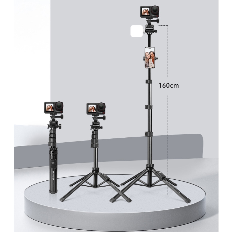 Combo Gậy Yunteng XC 90 và Đèn Trợ Sáng RGB - Phụ Kiện Livestream, Chụp Ảnh, Quay Video Và Du Lịch