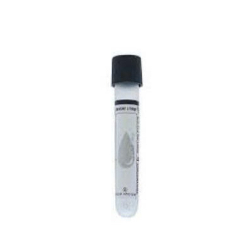 Vĩ 100 ống nghiệm Heparin  HTM  2ml nắp đen, mous thấp ( vĩ 100 ống).