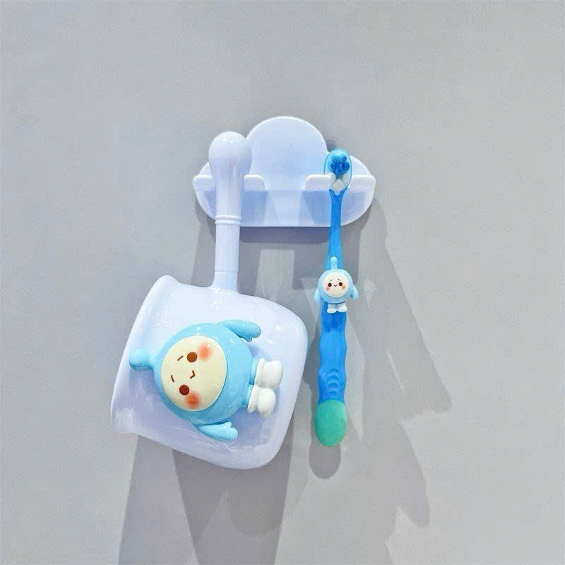 Cốc đánh răng kèm bàn chải các nhân vật hoạt hình
