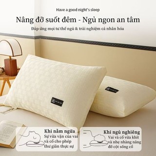 Ruột gối chần xoắn lúa mạch kháng khuẩn chống xẹp lún kích thước tiêu chuẩn 48X74