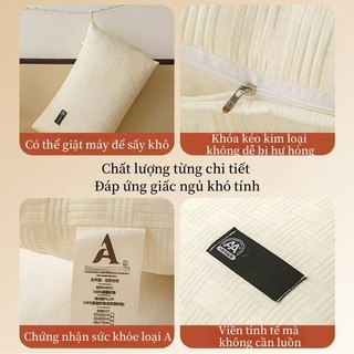 Ruột Gối EMA Cao Cấp 40x60cm bông gòn tinh khiết,đạt chuẩn hàng khách sạn,1 chiếc gối