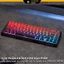 Keycap topographic 4.0 Black Red xuyên led vân gradient nhựa pbt dùng cho bàn phím cơ