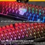 Keycap topographic 4.0 Black Red xuyên led vân gradient nhựa pbt dùng cho bàn phím cơ