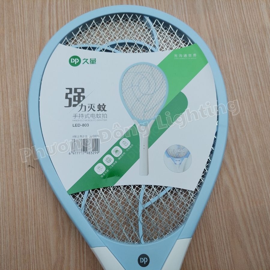 Vợt bắt muỗi Cao cấp DP 803 Mặt lưới Chống Giật Bắt Muỗi hiệu quả