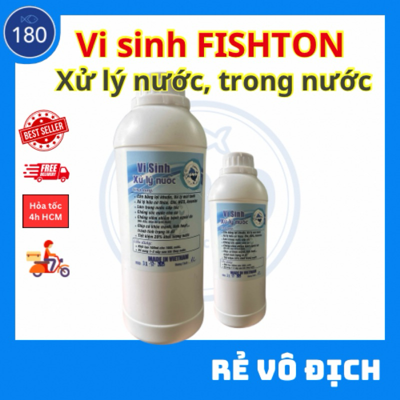 Vi sinh xử lý nước cho hồ cá - Fishton (dạng nước) | Shopee Việt Nam