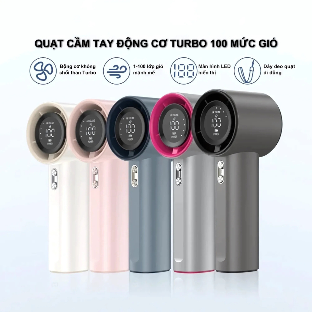 Quạt tích điện cầm tay Ezcool 