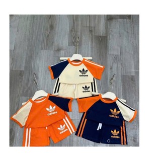 BỘ BAS CTON SIÊU HOT PHỐI MÀU CAM CHO BÉ TRAI VÀ GÁI SIZE 6-18KG