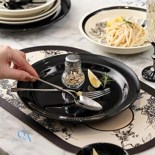 Bộ bát đĩa MUEN STYLE sứ cao cấp 6 | 10 người ăn phong cách Châu Âu hiện đại| Bộ bát đĩa đẹp LUXURY TABLEWARE sang trọng