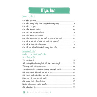 Sách - Sổ tay kiến thức Toán - Văn - Anh Lớp 8 (Theo chương trình mới)