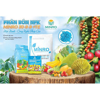 (25kg) Phân bón NPK 30-9-9+TE Minro Tan Nhanh giúp cây đâm chồi, xanh lá, phục hồi sau thu hoạch cây trồng
