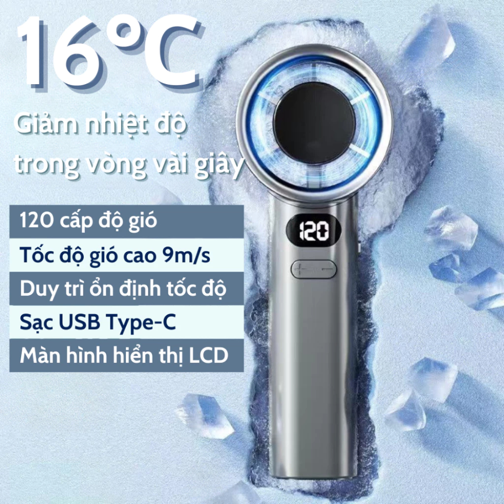 Quạt tích điện cầm tay Ezcool 