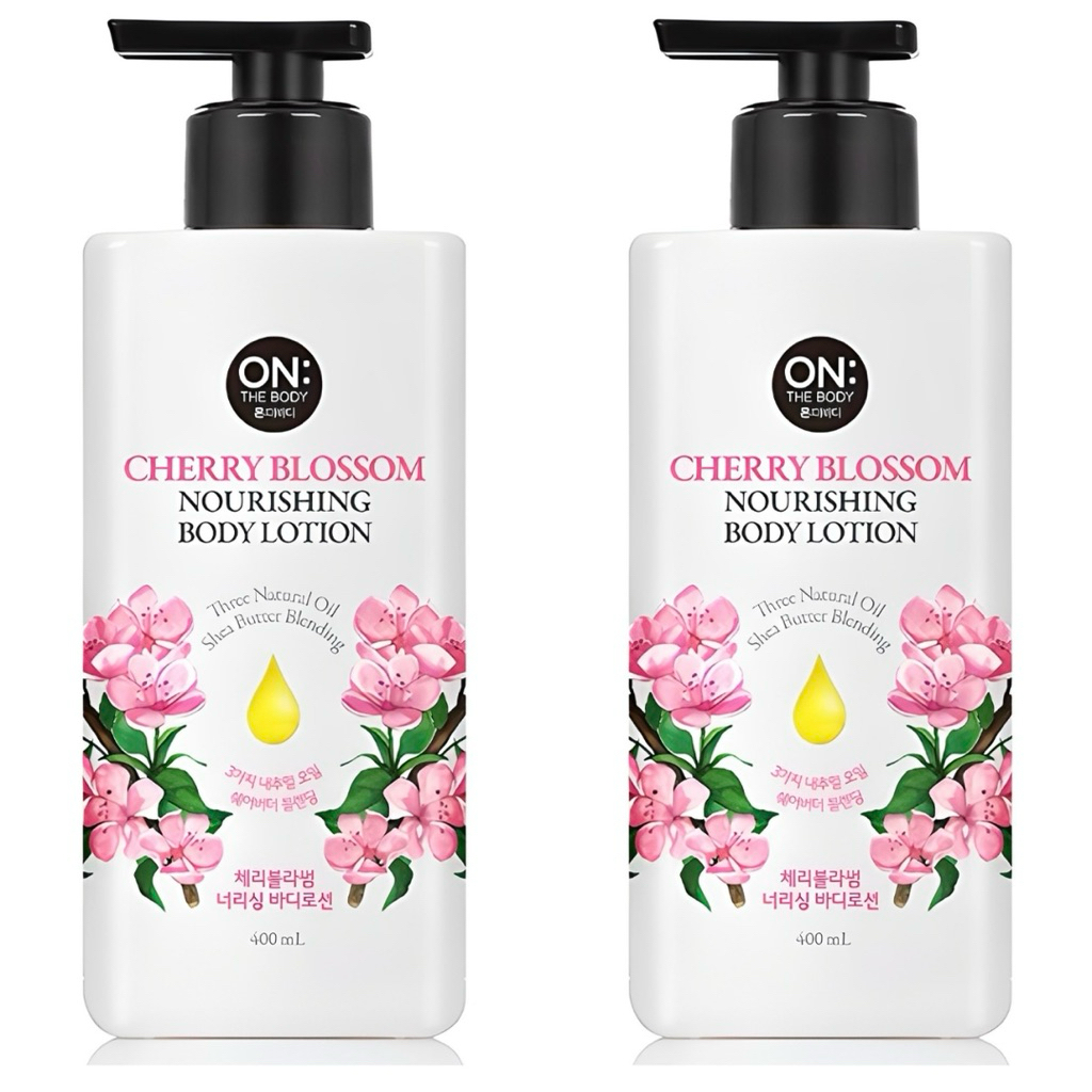 Sữa Dưỡng Thể Toàn Thân [On The Body] Hương Hoa Anh Đào/ IIris| Dưỡng Ẩm Mềm Mịn Da 400ml