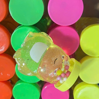 Slime hũ slime có kim tuyến,nhiều hình có chamr xốp loại đẹp không dính tay