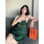 HT178 Váy ngủ sexy phối ren cúp ngực sang chảnh, đầm ngủ lụa dáng suông gợi cảm HT178