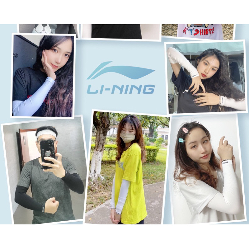 🆘 Găng Tay Thể Thao Chống Nắng Li-Ning SPF50, Chống Tia UV, Co Giãn Thoáng Khí