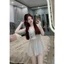 HT144 Váy ngủ sexy ren xuyên thấu có GỌNG kèm ĐỆM LÓT, đồ ngủ dáng xoè tôn dáng gợi cảm HT144