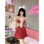 HT148 Váy ngủ sexy phối ren ngực hở lưng, đầm ngủ lụa 2s dáng xoè tôn dáng HT148
