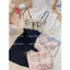 HT141 Váy ngủ sexy xẻ hông có GỌNG tôn dáng,đầm ngủ lụa phối ren nơ ngực gợi cảm HT141