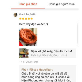 Đệm lót ghế mây, đệm lót ghế papasan(chỉ đệm, không bao gồm ghế) loại 1M, 1M2, đệm siêu dày, êm mềm, vải Nhung đẹp.