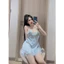 HT134 Váy ngủ sexy phối ren có GỌNG kèm ĐỆM MÚT, đồ ngủ lụa dáng suông gợi cảm HT134