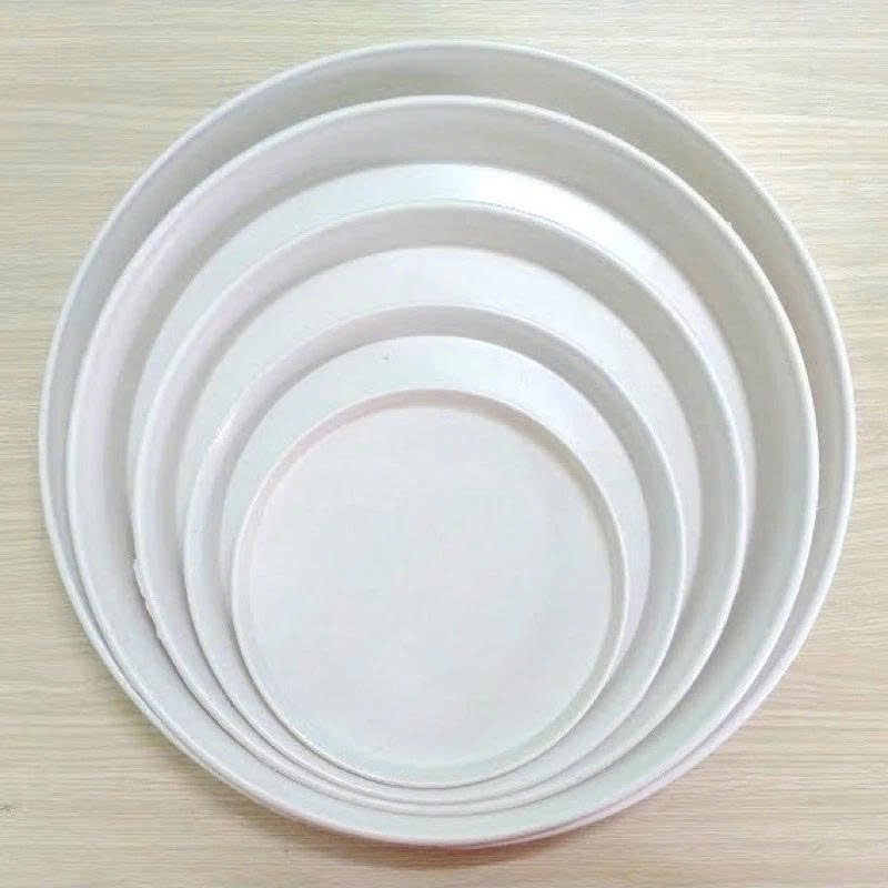 Đĩa lót size to chậu nhựa phi 40-45cm có màu trắng và đen