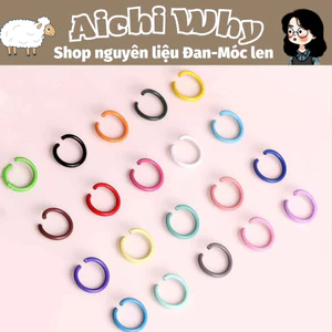 Khoen C nhiều màu sắc gắn vào móc khóa