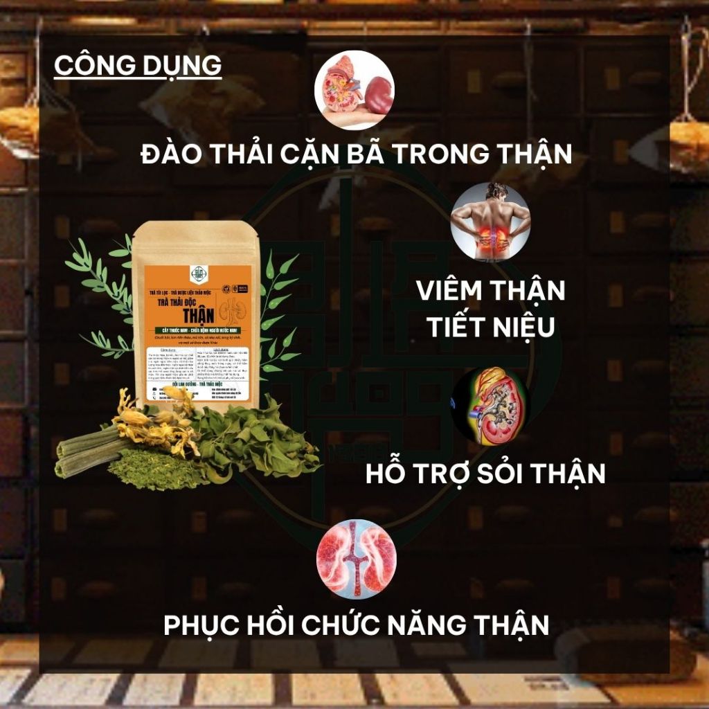 Trà Thải Độc Thận - Bội Lan Đường - Túi 50 lọc