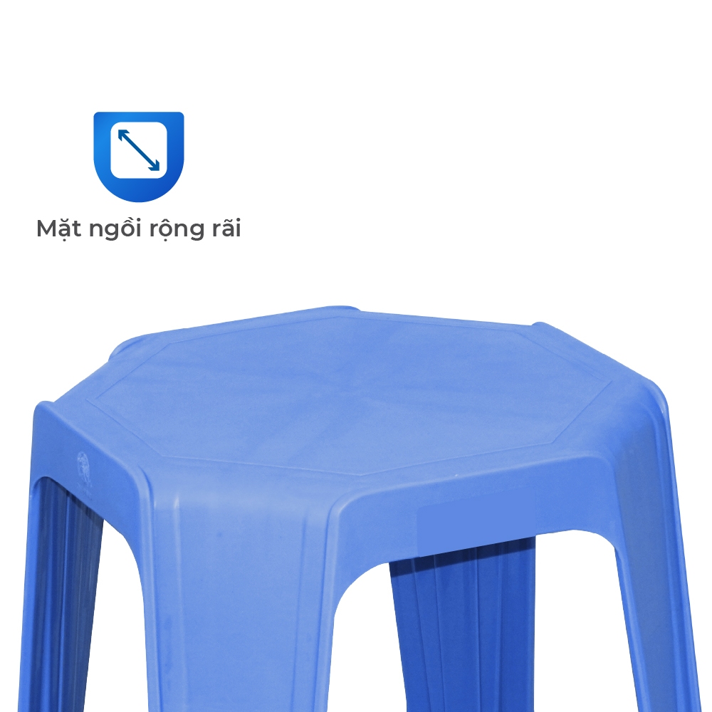 Ghế nhựa cao Jumbo QUI PHÚC, combo 4,6,10 ghế, chống trượt an toàn, chắc chắn, thiết kế hiện đại