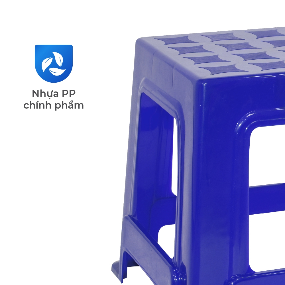 Ghế nhựa trung Super QUI PHÚC, combo 2,4,6 ghế, chân chống trượt, chắc chắn, chống kẹt, dùng cho trường học