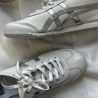 Giày thời trang Onit_suka Ti_ger bigsize nữ đế bệt màu trắng bạc cao cấp , sneaker thời trang nữ cao cấp da xịn êm nhẹ