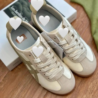 Giày thời trang Onit_suka Tig_er bigsize nam nữ đế bệt màu rêu siêu êm nhẹ đế thấp cao su, sneaker thời trang cao cấp