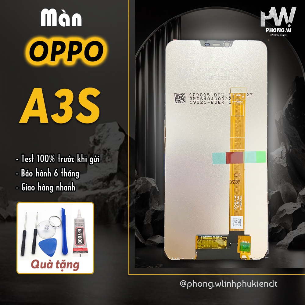 Màn Hình Điện Thoại Oppo A3s / A5 / Realme C1 / Realme 2- Chất Lượng Cao, Tặng Kèm Bộ Sửa Chữa & Keo