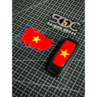 Tem Sticker Dán Remote Smartkey Honda/Cờ Việt Nam - Mới 2025 |SGDC - 1 Cái/Bộ|