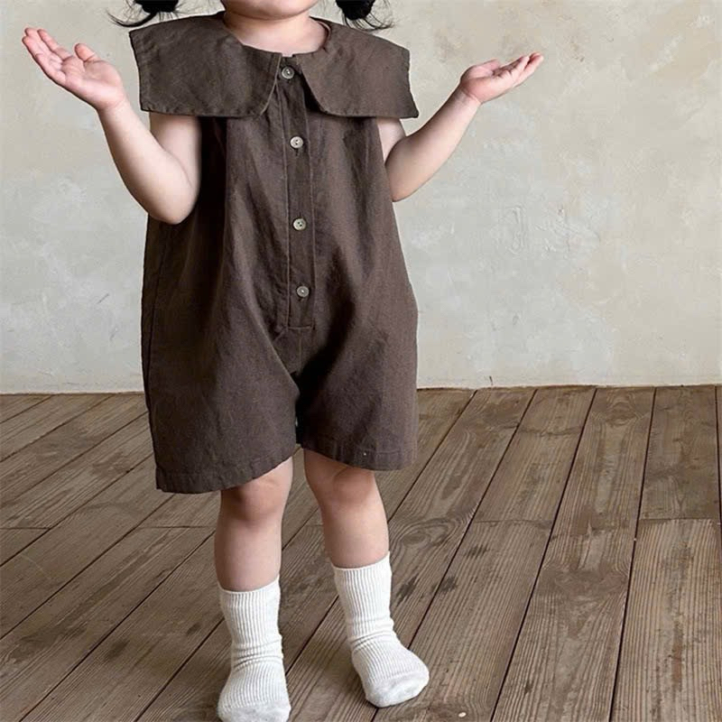 (Order) Yếm suit cổ bèo to phong cách Hàn Quốc dành cho bé trai - bé gái