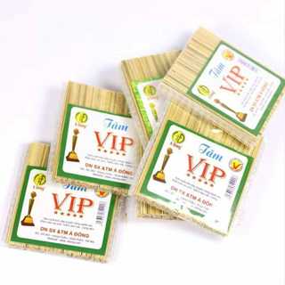 Tăm xỉa răng tre Vip Á Đông, vỉ 6 gói to gồm 30 gói nhỏ