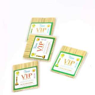 Tăm xỉa răng tre Vip Á Đông, vỉ 6 gói to gồm 30 gói nhỏ