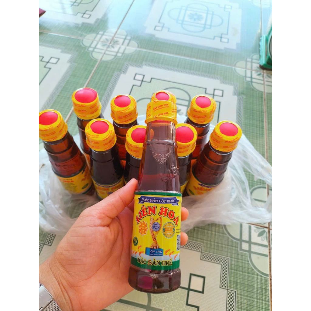 (COMBO 5 CHAI) Nước Mắm ruốc Liên Hoa nguyên chất 100% chính gốc Huế, chai 280ml.