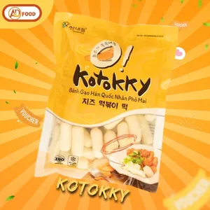 Sỉ 5kg Bánh gạo Tokbokki Hàn Quôc loại ngon-nguyên liệu nấu bánh gạo sốt cay, chiên lắc phô mai