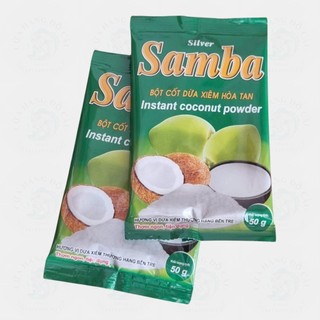 Bột Cốt Dừa Xiêm Hoà Tan SAMBA 50g Dùng Trong Câu Cá