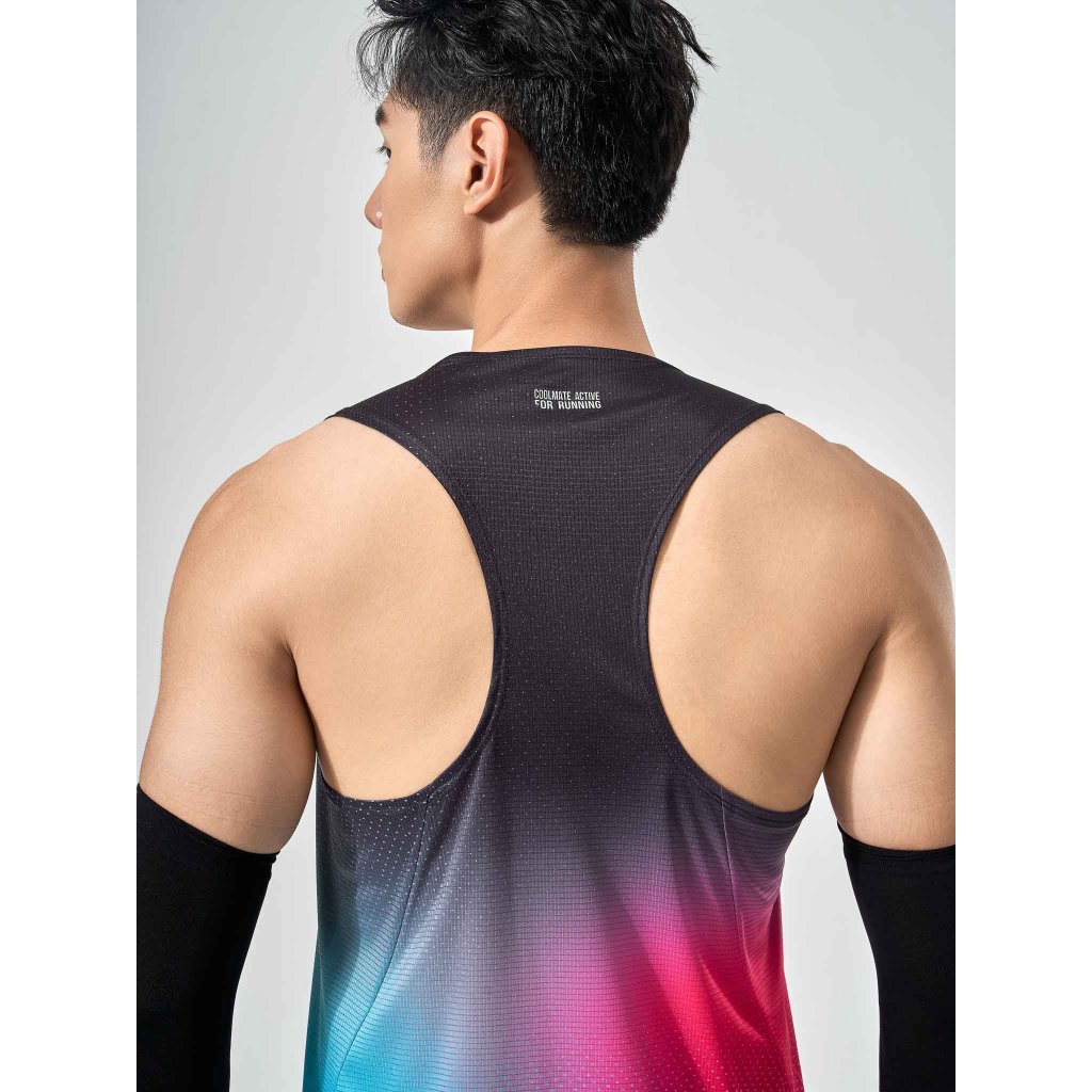 [MUA 4 GIẢM 20%]Áo ba lỗ nam Singlet chạy bộ AirRush Gradient áo thể thao running thoáng khí thấm hút tốt Coolmate