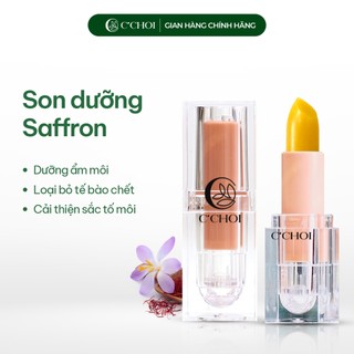 Son Dưỡng Môi Saffron C'choi - Dưỡng Ẩm Môi - Cải Thiện Nứt Nẻ - Giảm Thâm Môi - 4g