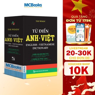 Sách - Từ Điển Anh - Việt Phiên Bản Bìa Đen - Giải Nghĩa Đầy Đủ Ví Dụ Phong Phú