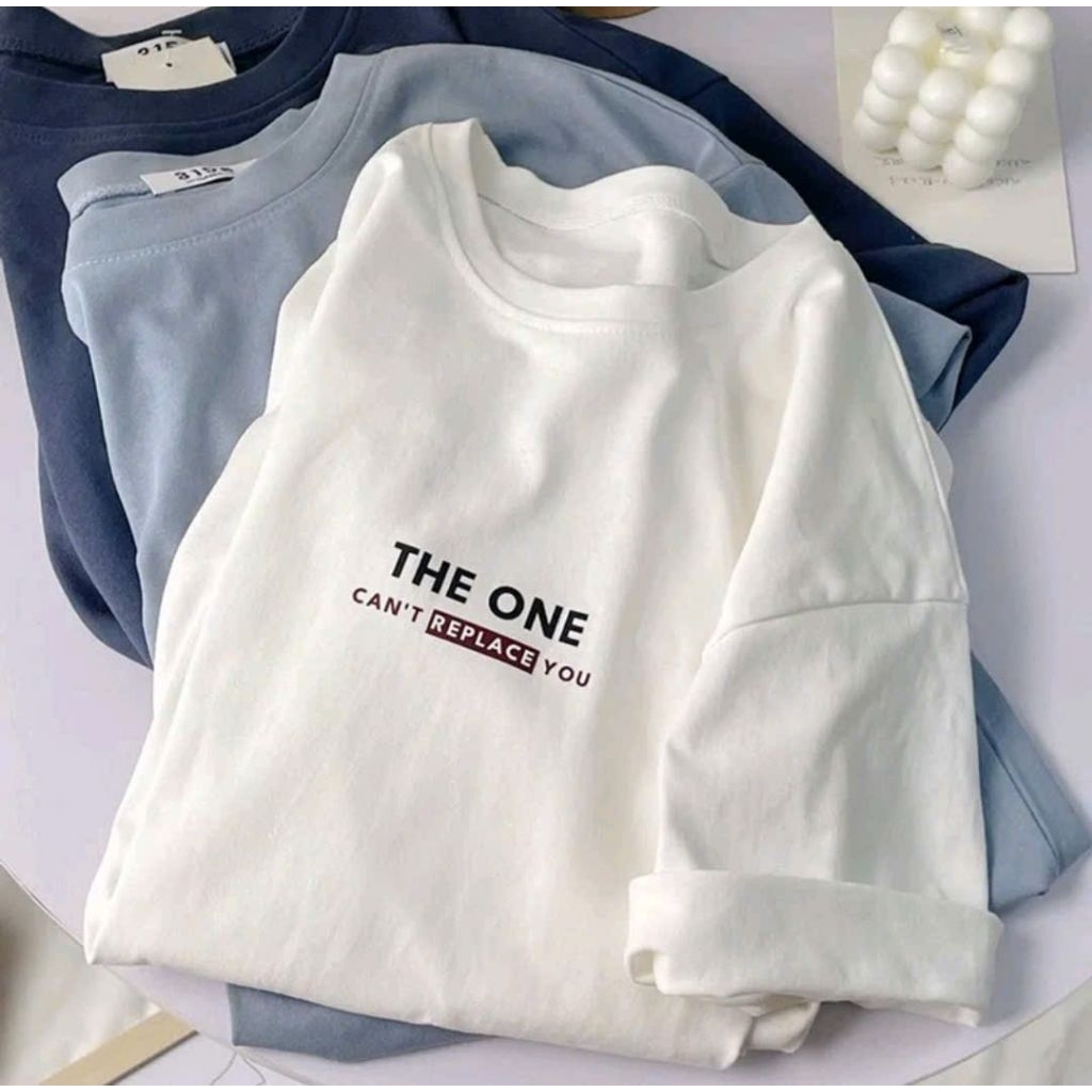 Áo phông chất cotton thoáng mát form rộng tay lỡ - THE ONE free size