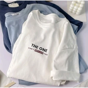 Áo phông chất cotton thoáng mát form rộng tay lỡ - THE ONE free size