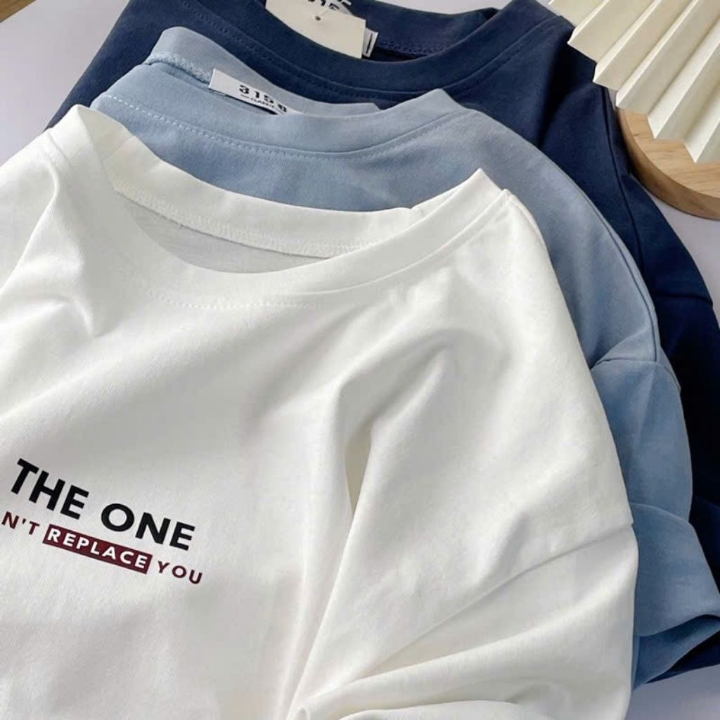 Áo phông chất cotton thoáng mát form rộng tay lỡ - THE ONE free size