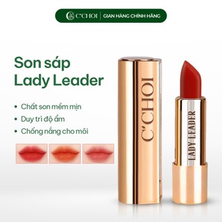 Son Sáp Lì Lady Leader C'choi – Lấp Đầy Rãnh Môi - Lâu Trôi - Chống Nắng Cho Môi