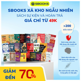 [SBOOKS XẢ KHO] Combo Sách Ngẫu Nhiên Giá Rẻ | Sách Thanh Lý 39K - 69K - 99K